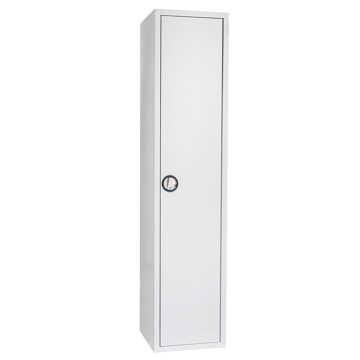 Шафа офісна FEROCON ШСБ-11-01-04х18х04-Ц-7035 (400х1800х400, 4 полиці, сірий)